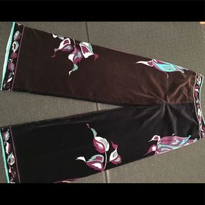 Emilio Pucci Vintage Palazzo Pants Velvet